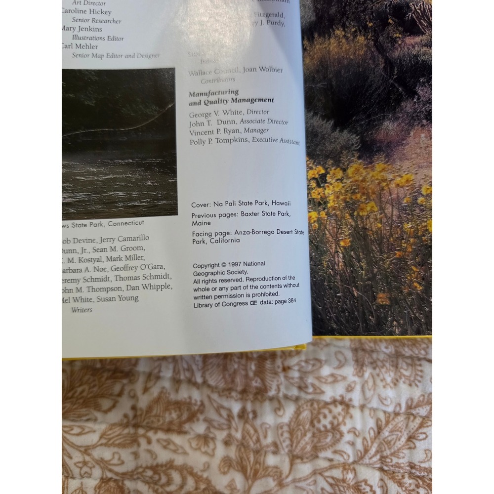 National Geographic Guide to the State Parks of the United States 1997 Hardcover - Picture 5 of 10